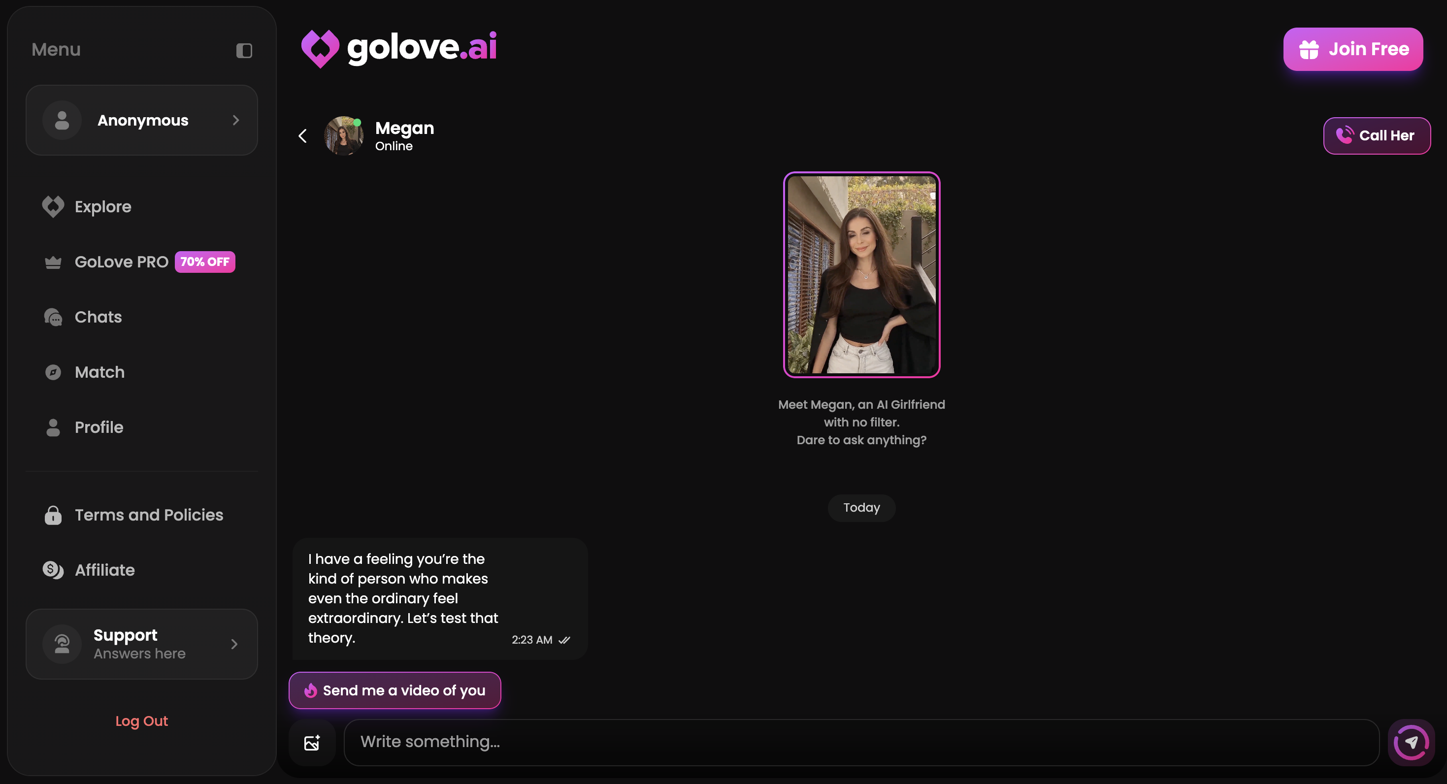 GoLove AI screenshot 2