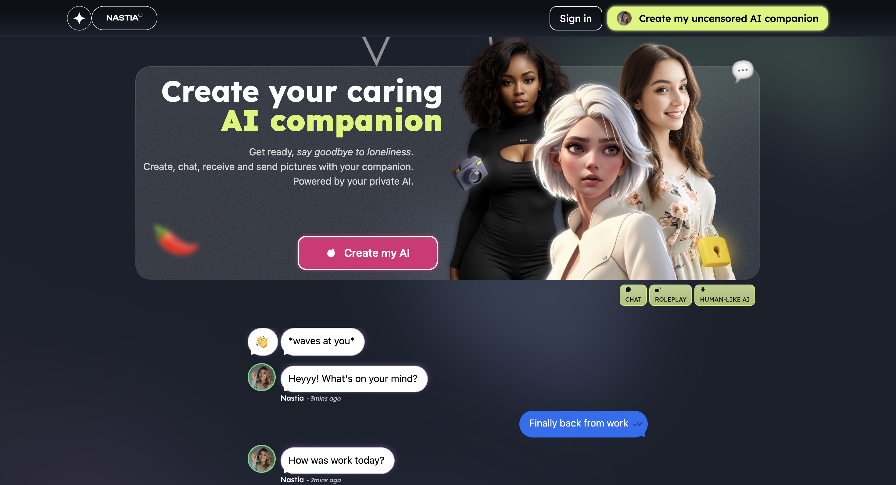 Nastia AI screenshot 1