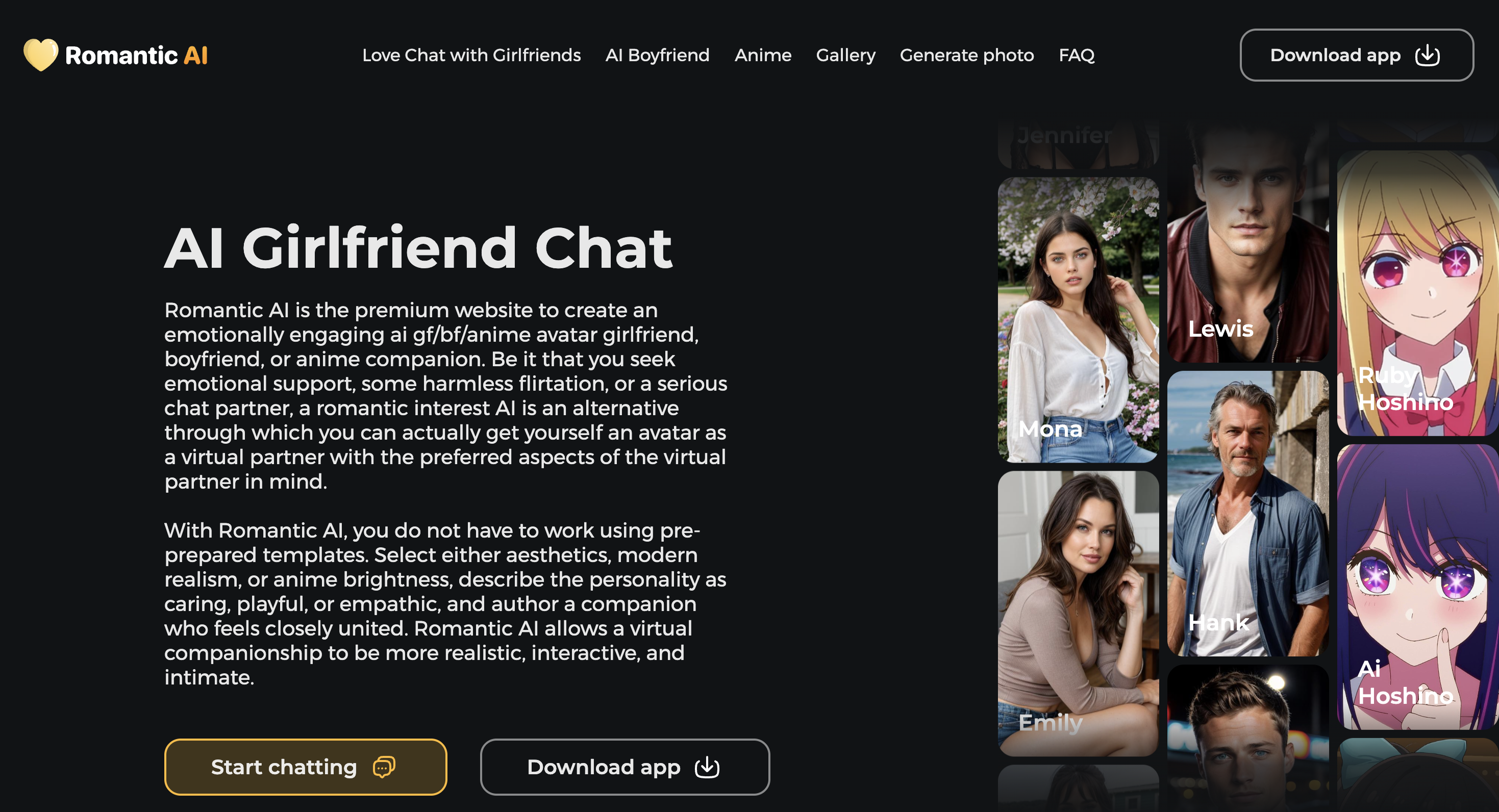 Romantic AI screenshot 1